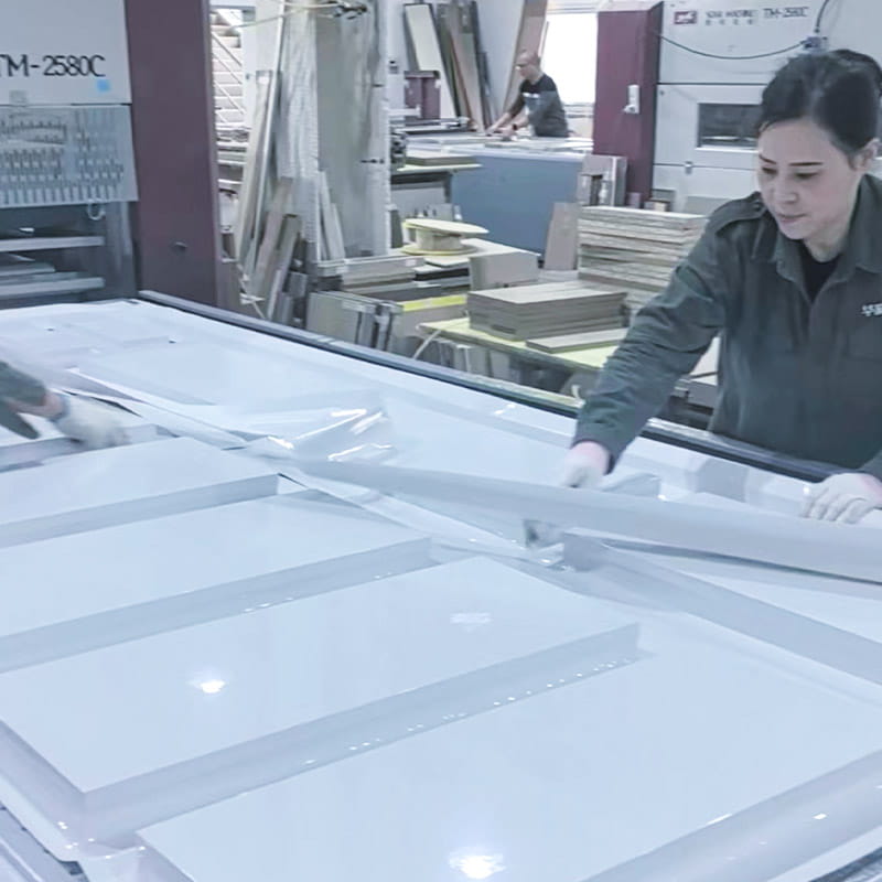 LM507 Film à haut brillant et à la peau spécialité Spécialité Thermoforming sans vide de particules Adhésif